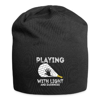 Shadow Puppetry Theater Show Art - Jersey Beanie - black - Front
