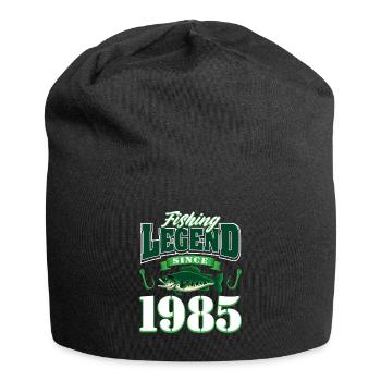 40th Birthday 1985 Man Angler Gifts for - Jersey Beanie - black - Front
