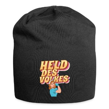 Held des Volkes - Jersey-Beanie - Schwarz - Vorne