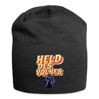 Held des Volkes - Jersey-Beanie - Schwarz - Vorne