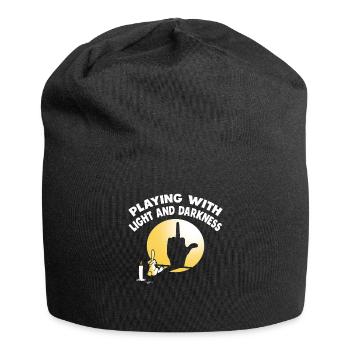 Shadow Puppetry Theater Show Art - Jersey Beanie - black - Front