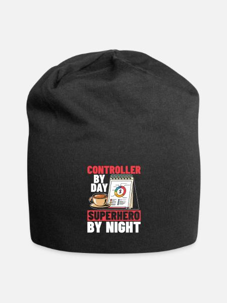 Controller - Jersey-Beanie - Schwarz