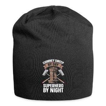 Schornsteinfeger - Jersey-Beanie - Schwarz - Vorne