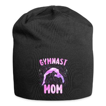 Cadeau Gymnastique Maman Gymnaste - Bonnet en jersey - noir - Devant