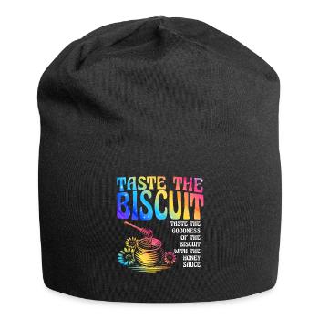 Taste The Biscuit Taste The Goodness - Jersey Beanie - black - Front