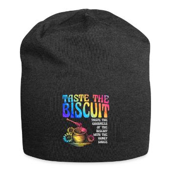 Taste The Biscuit Taste The Goodness - Jersey Beanie - charcoal grey - Front