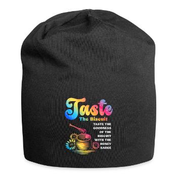 Taste The Biscuit Taste The Goodness - Jersey Beanie - black - Front
