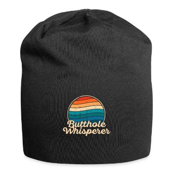 Butthole Whisperer - Jersey Beanie - black - Front