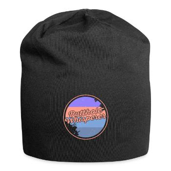 Arschloch-Flüsterer - Jersey-Beanie - Schwarz - Vorne