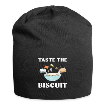 Taste The Biscuit Taste The Goodness - Jersey Beanie - black - Front