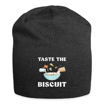 Taste The Biscuit Taste The Goodness - Jersey Beanie - charcoal grey - Front