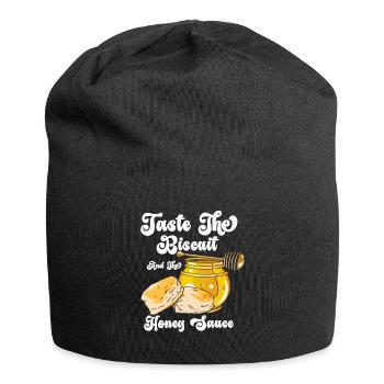 Goûtez le biscuit Goûtez les bienfaits - Bonnet en jersey - noir - Devant