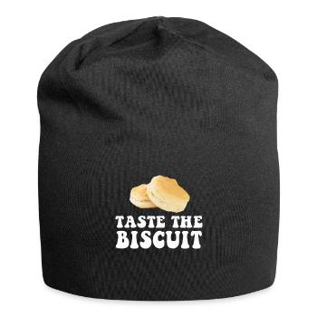 Taste The Biscuit Taste The Goodness - Jersey Beanie - black - Front