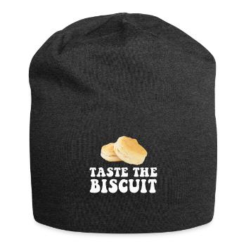 Taste The Biscuit Taste The Goodness - Jersey Beanie - charcoal grey - Front