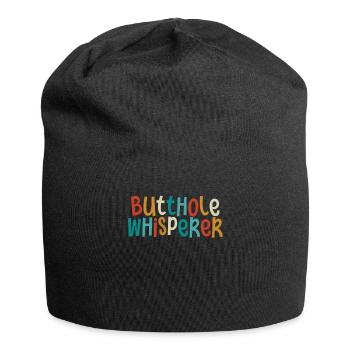 Arschloch-Flüsterer - Jersey-Beanie - Schwarz - Vorne