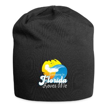 Someone In Florida Loves Me - Jersey Beanie - black - Front