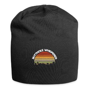 Butthole Whisperer - Jersey Beanie - black - Front