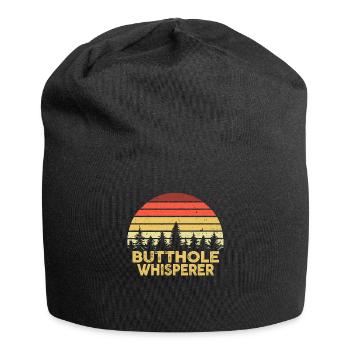 Arschloch-Flüsterer - Jersey-Beanie - Schwarz - Vorne