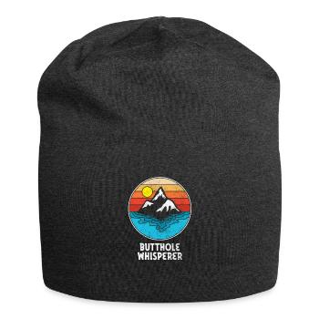 Arschloch-Flüsterer - Jersey-Beanie - Anthrazit - Vorne
