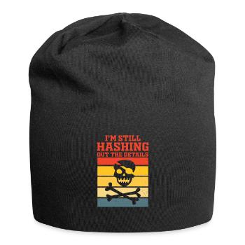Cybersicherheitsexpertise von ethischen Hackern - Jersey-Beanie - Schwarz - Vorne