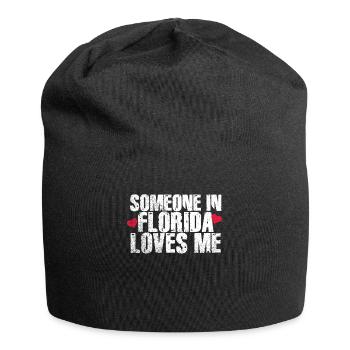 Someone In Florida Loves Me - Jersey Beanie - black - Front