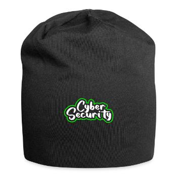 Cybersicherheitsexpertise von ethischen Hackern - Jersey-Beanie - Schwarz - Vorne