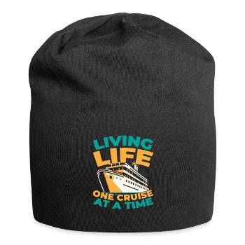 Kreuzfahrt - Jersey-Beanie - Schwarz - Vorne