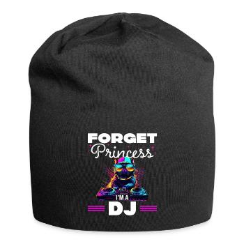 Oublie La Princesse Humour DJ Femme - Bonnet en jersey - noir - Devant