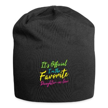I'm The Favorite Daughter-In-Law - Jersey Beanie - black - Front