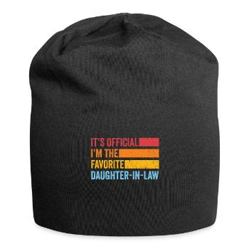 I'm The Favorite Daughter-In-Law - Jersey Beanie - black - Front