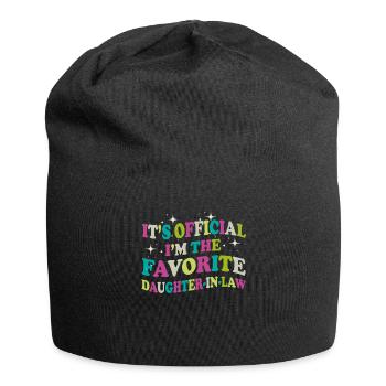 I'm The Favorite Daughter-In-Law - Jersey Beanie - black - Front