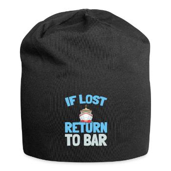 Kreuzfahrt - Jersey-Beanie - Schwarz - Vorne