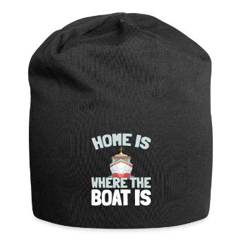 Kreuzfahrt - Jersey-Beanie - Schwarz - Vorne
