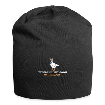 Worlds Silliest Goose On The Loose - Jersey Beanie - black - Front