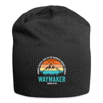 Waymaker Promise Keeper Miracle Worker - Jersey Beanie - black - Front
