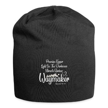 Waymaker Promise Keeper Miracle Worker - Jersey Beanie - black - Front
