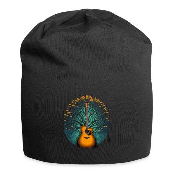 Yggdrasil Nature Musicien Arbre De Vie - Bonnet en jersey - noir - Devant