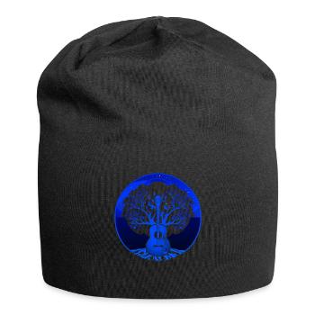 Yggdrasil Nature Musicien Arbre De Vie - Bonnet en jersey - noir - Devant