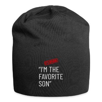 C'est officiel, je suis le fils préféré - Bonnet en jersey - noir - Devant