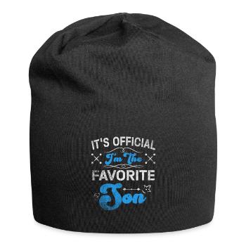C'est officiel, je suis le fils préféré - Bonnet en jersey - noir - Devant