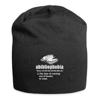 Abibliophobie Rat de bibliothèque Lecture de livres - Bonnet en jersey - noir - Devant