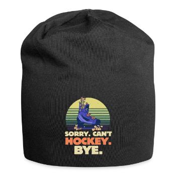 Sorry Can't Hockey Bye Hockey Lover - Jersey Beanie - black - Front