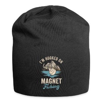 Neodymium Magnet Fishing Magnetic Fisher - Jersey Beanie - black - Front