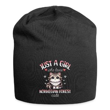 Fille Adore Chat Norvégien - Bonnet en jersey - noir - Devant