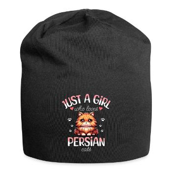 Fille Adore Chat Persan - Bonnet en jersey - noir - Devant