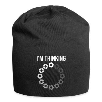 Ingenieur Geschenk Humor Ingenieur - Jersey-Beanie - Schwarz - Vorne