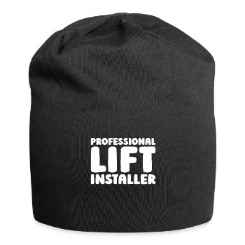 Installateur d’ascenseur - Bonnet en jersey - noir - Devant