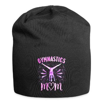 Cadeau Gymnastique Maman Gymnaste - Bonnet en jersey - noir - Devant