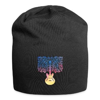 Yggdrasil Natur Musiker Baum Des Lebens - Jersey-Beanie - Schwarz - Vorne
