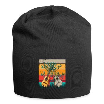 Yggdrasil Nature Musician Tree Of Life - Jersey Beanie - black - Front